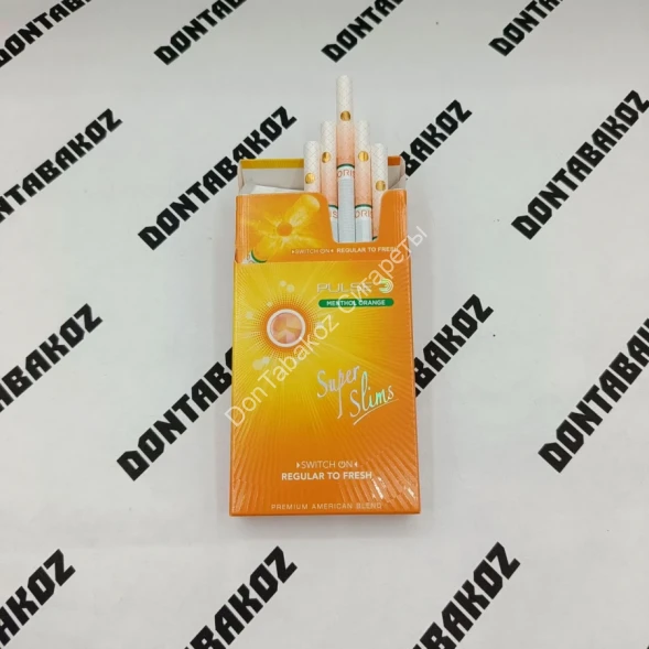 Сигареты Oris (Орис) Pulse Menthol Orange Super Slims Тамань микс 