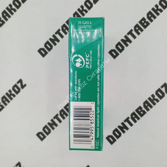 Сигареты American Spirit Dark Green Menthol Оригинал США Оптом 