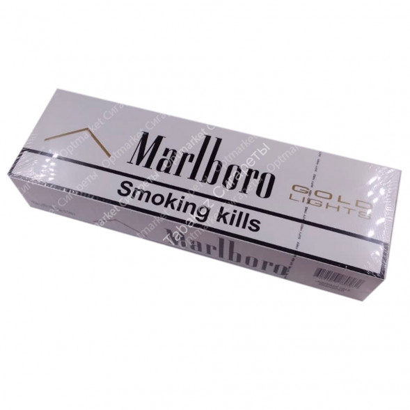 Сигареты Мальборо (Marlboro) Gold Lights duty free оптом 