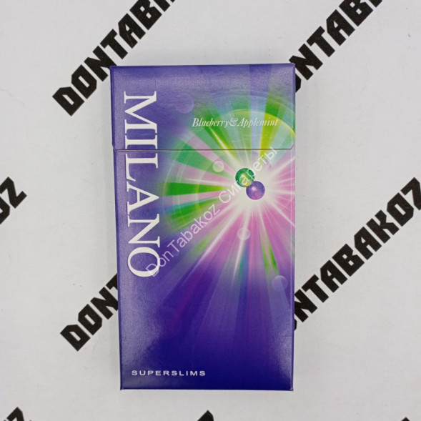 Сигареты Милано (Milano) Blueberry Applemint Super Slims Оптом 