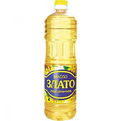 Масло подсолнечное Злато 1л оптом 