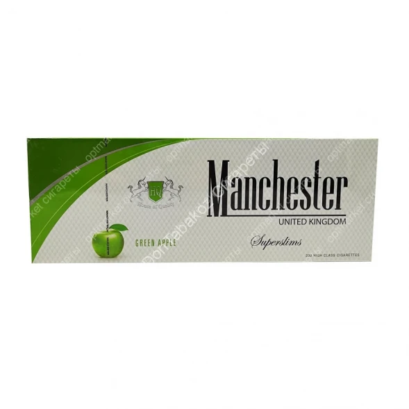 Сигареты Manchester (Манчестер) Green Apple Superslims МИКС 