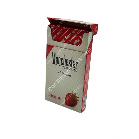 Сигареты Manchester (Манчестер) Strawberry Superslims оптом 