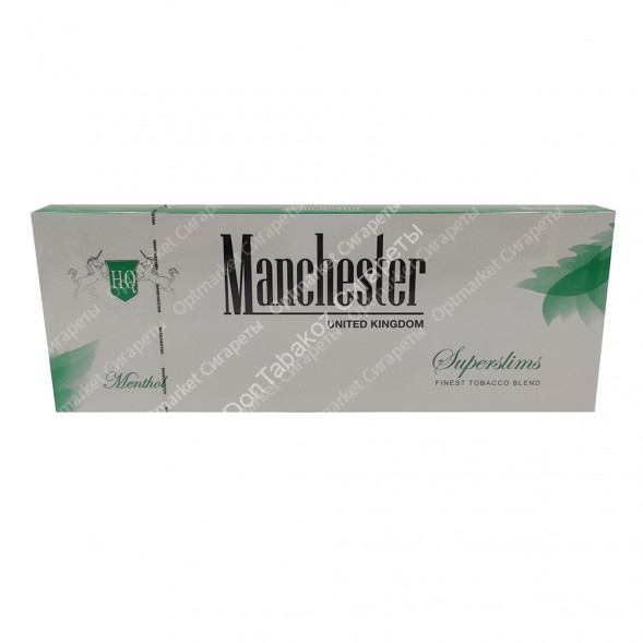 Сигареты Manchester (Манчестер) Menthol Superslims оптом 