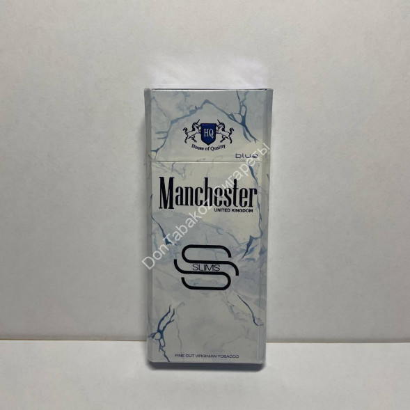 Сигареты Manchester (Манчестер) Slims Blue Оптом 