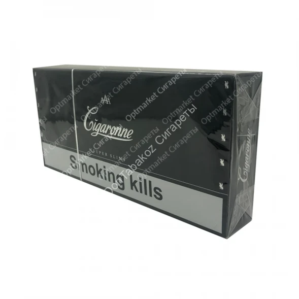 Сигареты Sigarone Black Super Slims оптом 