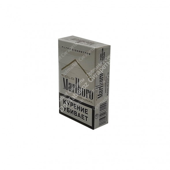 Сигареты Мальборо (Marlboro) Gold квадратная пачка (Россия) оптом 